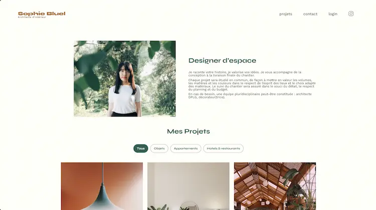 Portfolio de Sophie Bluel